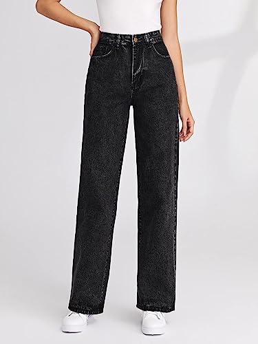 Image of dockstreet High Rise Denim Lycra Jeans | Straight Fit Ankle-Length Design with Body Shaping Fabric