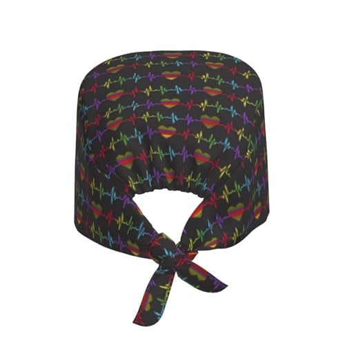 Image of Unisex Adjustable Surgical Sweatband - Elastic Bandage Cap - Scrub Caps for Nurse Working Cap