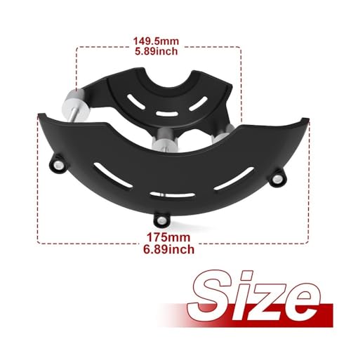 Protector de la cubierta del embrague CRF450X con deslizadores estator robustos 4