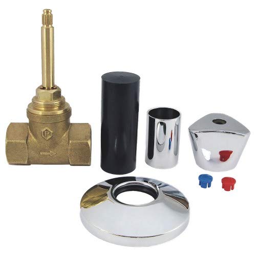 Unterputzventil UPV IG-IG 1/2 Zoll eignet sich traditionell als Etagenabsperrung vor dem Wasserzähler, Wohnungsabsperrventil und Wasserzählerabsperrung