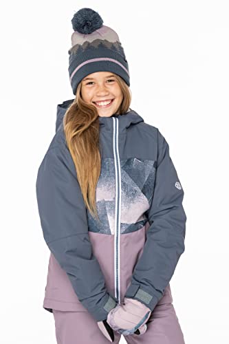 686 Girl's Athena Jacket - Insulated Coat, Water & Weather Resistant - Orion Blue Colorblock - Medium #TOP5