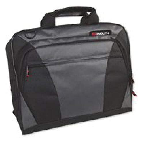 Monolith Nylon Laptop Messenger Bag Holds 15.4 Inch Laptop