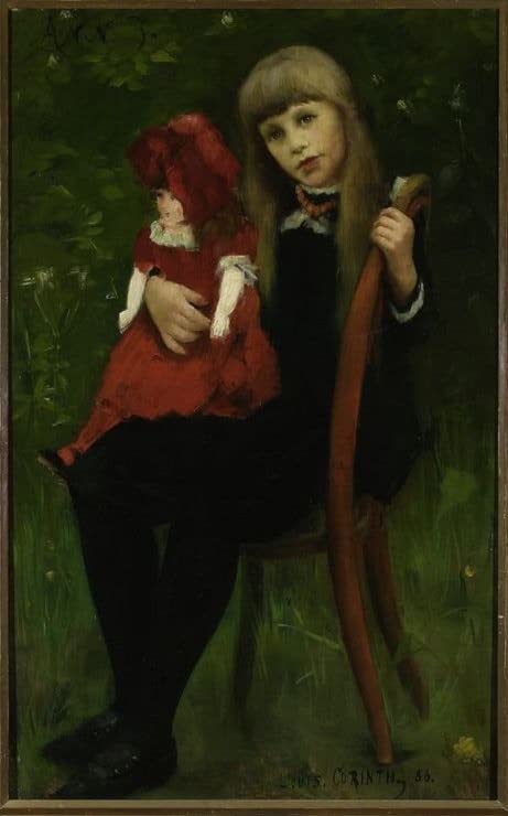 Art Tableau Portrait d'Anny Schaumburg Lovis Corinth Impression Sur Toile 60x90cm