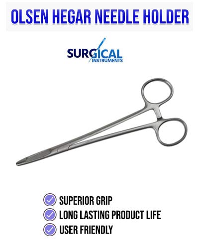 Olsen Hegar Needle Holder - Ameri Surgical Instruments Inc