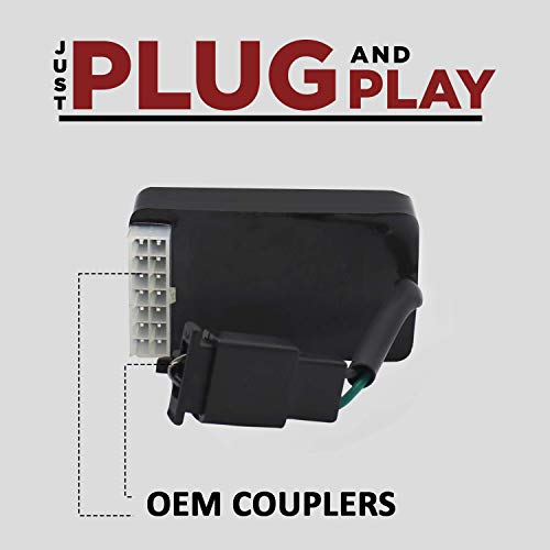 Image of Allextreme EXFKT1 Highway Indicator Flasher Relay Plug and Play Turn Signal Light Hazard Module with 20 Flashing Patterns Compatible with KTM 125, 200, 250, 390