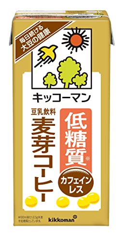キッコーマン 低糖質豆乳飲料麦芽コーヒー 1000ml ×6本【カロリー50%OFF】