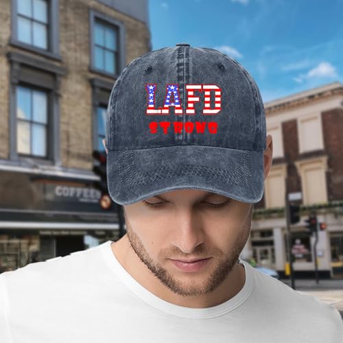 Casual Trucker Cap for Men,Lafd Strong Baseball Hat2