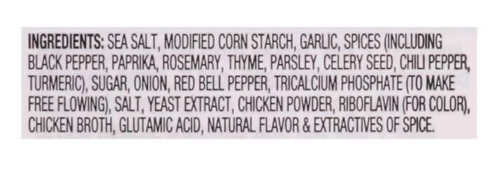 Lawry"s-All Purpose Chicken Seasoning, Big 16.5 oz Bottle – Versatile Blend for Poultry, Soups & Everyday Meals