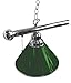 Holland Bar Stool Co. Green 3 Shade Billiard Light with Chrome Fixture by The