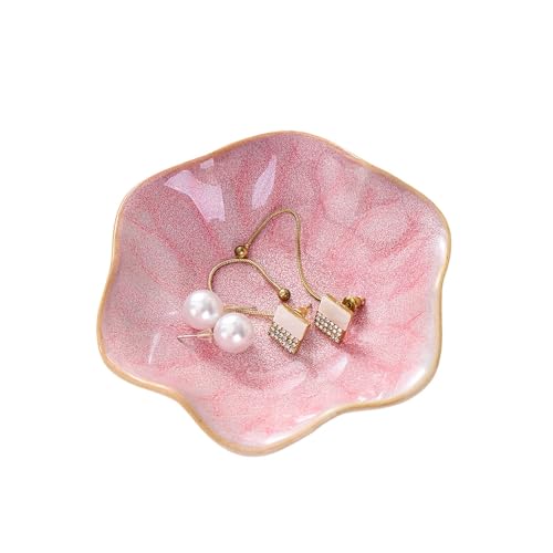 Keramik Schmuckschale, Schlüsselschale, Blumenform...