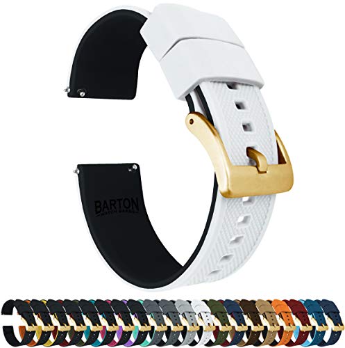 Image of BARTON Elite Silicone Watch Bands - Gold Buckle Quick Release