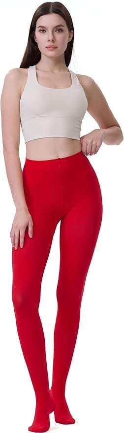 Zylum Fleece Lined Leggings Women Winter Warm Thick Tights Thermal Velvet Pants Tummy Control Soft Stretchy (M, Beige) - Image 4 thumbnail