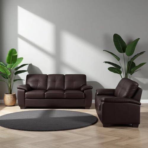 Image of Torque Antos Leatherette Sofa Set for Living Room Furniture | Modular Sofa Couches | Premium Leatherette Sectional Sofa Couch for Office New Home Festival Gifts
