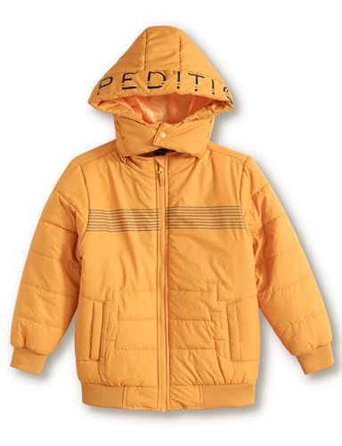Image of Amazon Brand - Symbol Boys Boys Quilted Winter Jacket with Detachable Hood | Age 2-12 Years| Standard Length