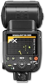 atFoliX Screen Protector compatible with Nikon SB-5000 Screen Protection Film, anti-reflective and shock-absorbing FX Protector Film (3X)