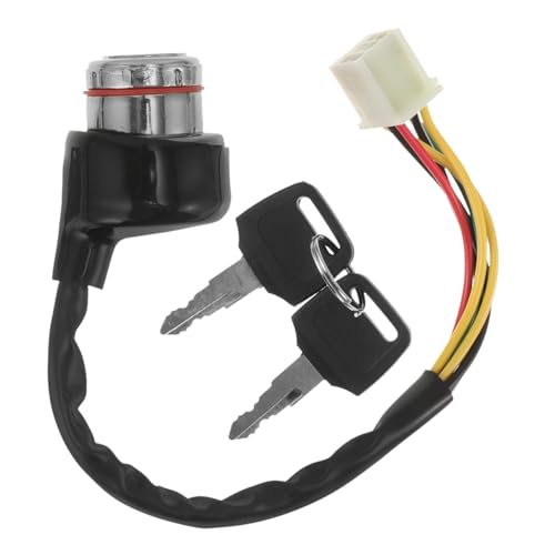 Alipis Interruptor de Encendido de Reemplazo de Cables Atv Chino con Llaves Interruptor de Encendido Motocicletas y Scooters Instalación y Compatible