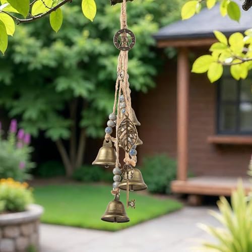 Windspiele für Draußen Hängend, Garten Windspiel Metall Segen...