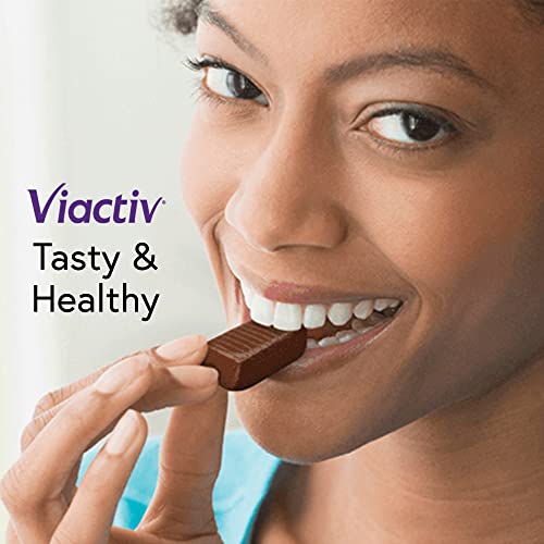 Viactiv Calcium Plus Vitamin D Supplement Soft Chews, Brown, Milk Chocolate, 180 Count #TOP4
