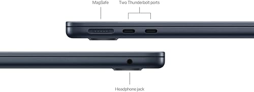 Miniatura 134 de Apple Laptop MacBook Air 2022 con chip M2, 13.6 pulgadas, 8 GB de RAM, 512 GB de almacenamiento SSD, medianoche (renovado)