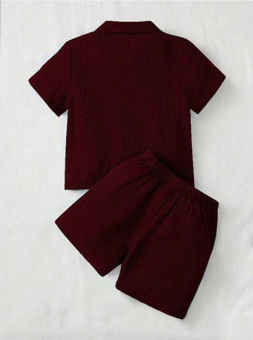 Image of CHALODIA Baby Boy Cotton Blend Co-ord Set - Comfortable & Fashionable