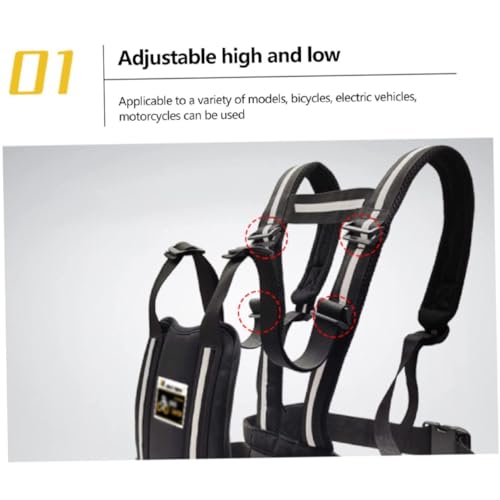 NewGtuizi Safety Harness|Motorcycle Harness for Kids Motorcycle Harness Adjustable Kid Motorcycle Safety Belt with Reflective Strap Safety Seat Belt for Kids Age 2-12 Years