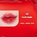 ETUDE Over Glowy Tint #3 Fresh Apple | Non-Sticky Vegan Lip Tint | Moisturized & Long-lasting Lip Gloss | Daily Lip Stain for Dry Lips, Korean Makeup, K-beauty