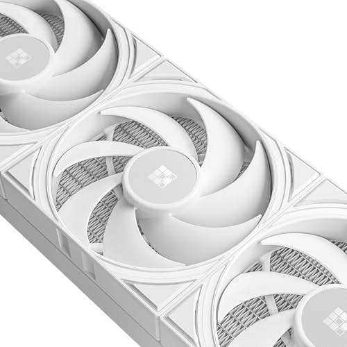 Image of Sudokoo NEXAURA 360 WH Liquid Cooler, 360mm, PWM Pump, 2500-3600RPM, Diamond Glow ARGB Pump Head, Fluid Dynamic Bearing Fans, White