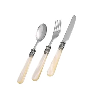 EME エメ　ステーキセット　カトラリー　フォーク　ナイフ　ペア　イタリア製 41LszborRnL._UF350,350_QL80_.jpg