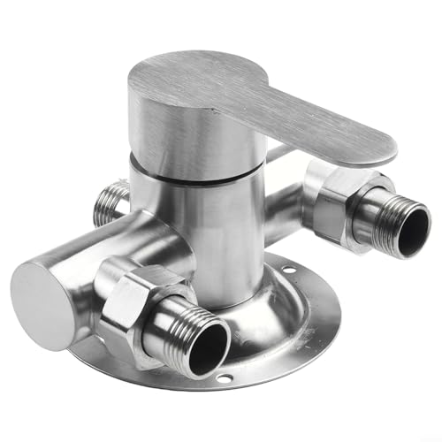 Mitigeur de douche G1/2 en acier inoxydable 304 avec poignée ergonomique - 6