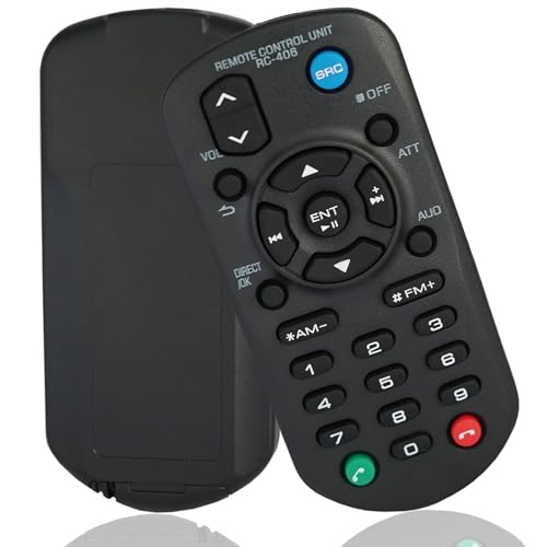 Replacement Remote for Kenwood Car Stereo CD Receiver KMM-BT322U KMM-BT240U KMM-BT522HD DPX594BT DPX560BT DPX304MBT DPX303MBT DPX793BH DPX523BT KMM-BT322 KMM-BT222U KMR-M322BT KDC-100U