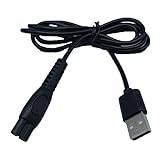AQQUP フィリップス シェーバー 対応 USB 充電ケーブル 高耐久 便利性 交換用充電コード フィリップス 電動シェーバー シリーズ 対応 充電ケーブル 電動シェーバー 互換 充電器長さ100CM 5.0V