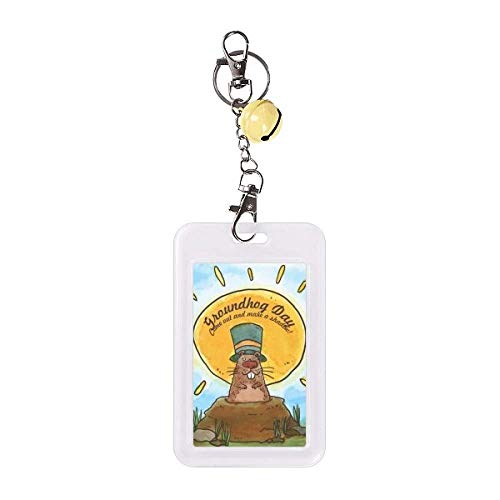 Étui carte de crédit Groundhog Day cloche jaune contre la démagnétisation et l'usure