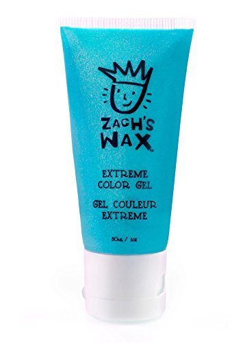 Zach's Wax Temporary Hair Color Gel - Baby Blue