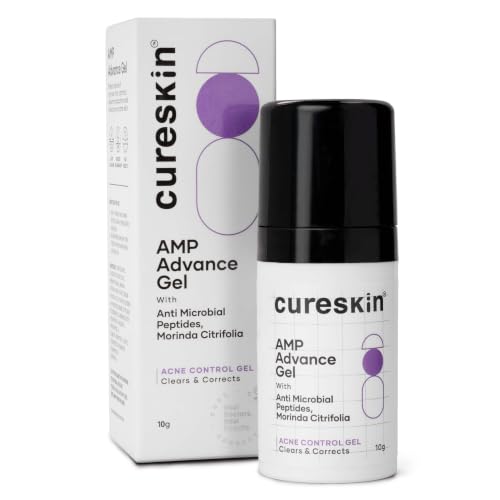 Image of Cureskin Acne Control Gel with Azelaic Acid, Mandelic Acid & Probiotics | Reduces Pimples, Blemishes & Excess Oil | For Oily & Acne-Prone Skin | 10 g