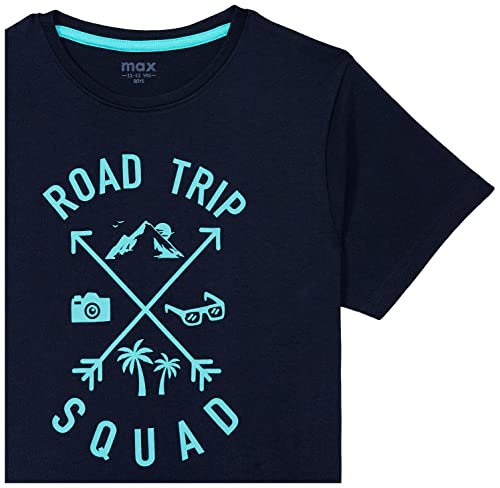 Image of Max Boys Printed Crew Neck T-Shirt