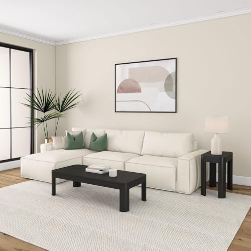 Plank+Beam Forma Rectangular Side Table, Black by Plank+Beam - Used condition - Image 5