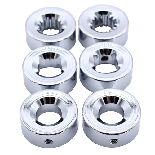 Image of 1 Pair Left & Right Window Crank Handle Kit Chrome Billet Aluminum 4 1 /4 inch Window Handles Fits for Hot Rod Chevy Ford Chrysler