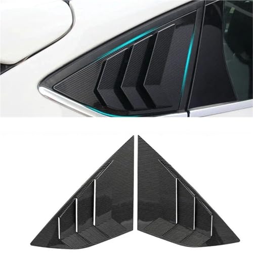 Spoiler de vitre latérale aspect carbone premium pour Focus Hatchback