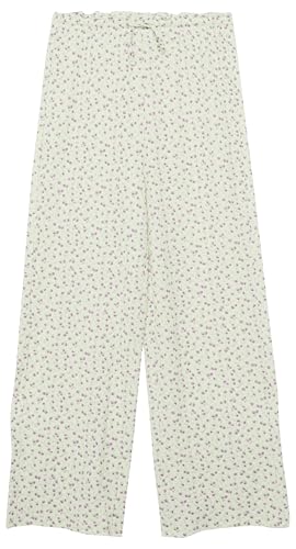 Pantalon wide leg fille aux finitions soignées pour silhouette élégante
