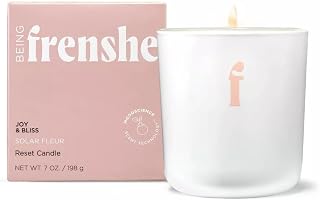 Being Frenshe Solar Fleur Candle, Coconut & Soy Wax Reset Candle with Essential Oils - 7oz
