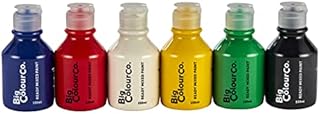 Big Colour Co Ready Mixed Paint Std Colours 6 x 150ml,BCC2085