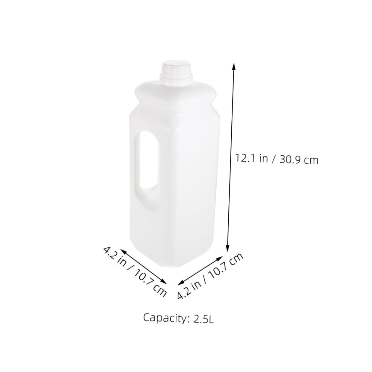 KICHOUSE 2.5l Juice Storage Bucket Syrup Bucket with Handle Plastic Honey Container for Juice Beverages