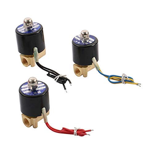Interruptor solenoide DC12V AC220V de rosca interna 1/4 para agua caliente 2