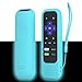 Roku Express Remote Case SIKAI Shockproof Protective Cover for Roku Express/Roku Premiere RC68/RC69/RC108/RC112 Standard IR Remote Skin-Friendly Anti-Lost with Loop (Glow in Dark Blue)