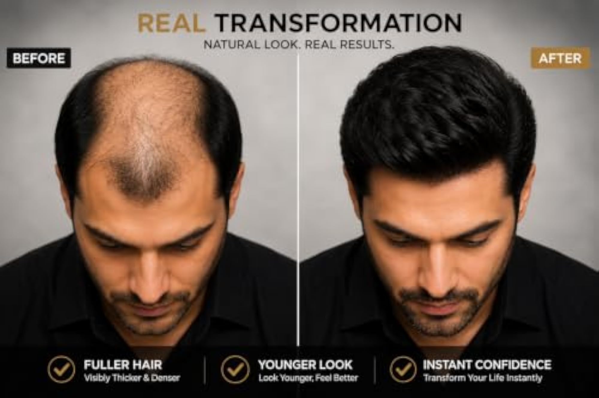 Men's Monofilament Hair Patch Toupee