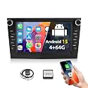 ESSGOO True 4+64G Wireless Autoradio mit Android Auto und CarPlay Für Vauxhall Opel Corsa C D Zafira B Astra G H Meriva Signum Combo, 7 Zoll Touchscreen Bluetooth Car Radio mit FM RDS AM GPS WiFi