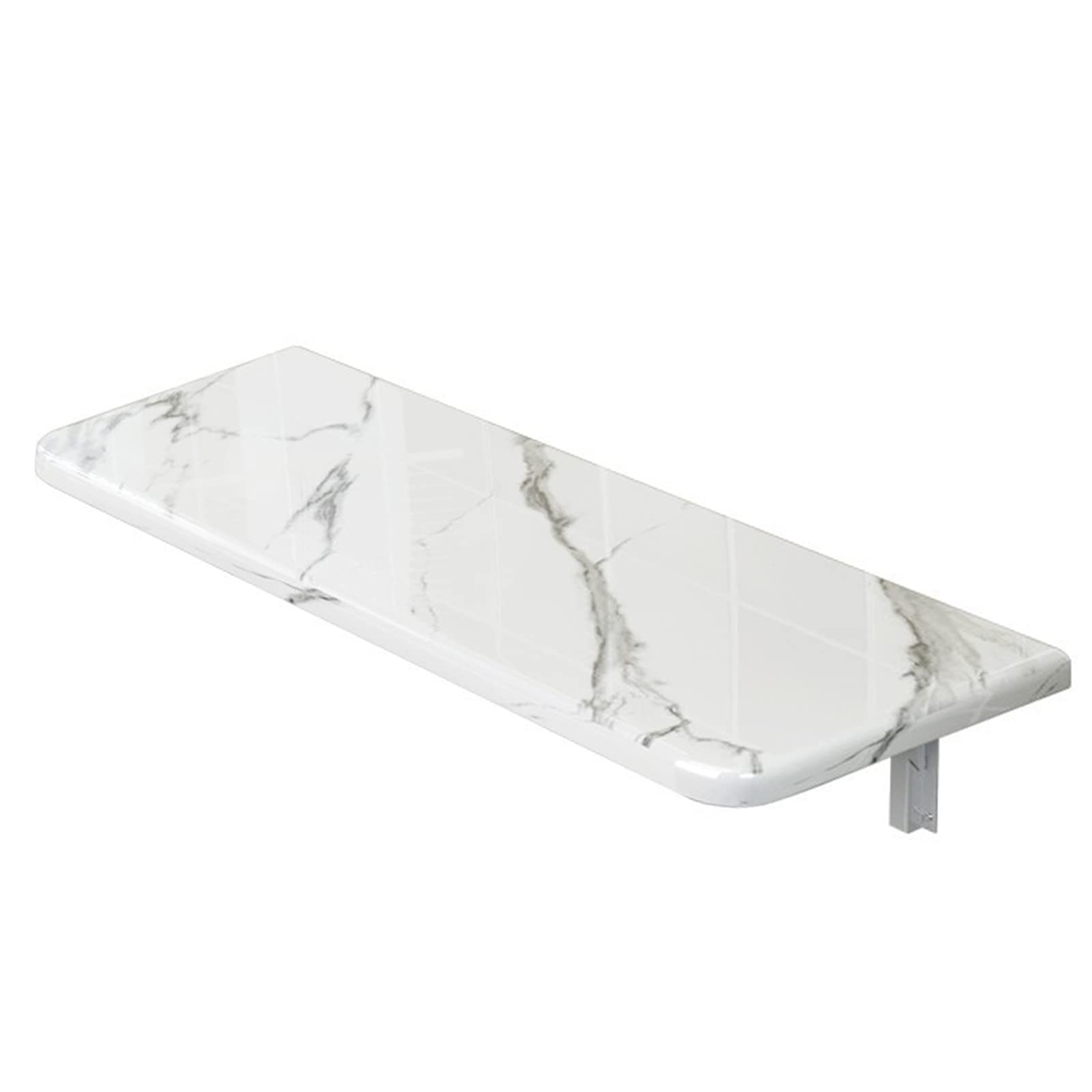 Bureau mural pliant blanc 50x40 cm pour ordinateur et petit espace