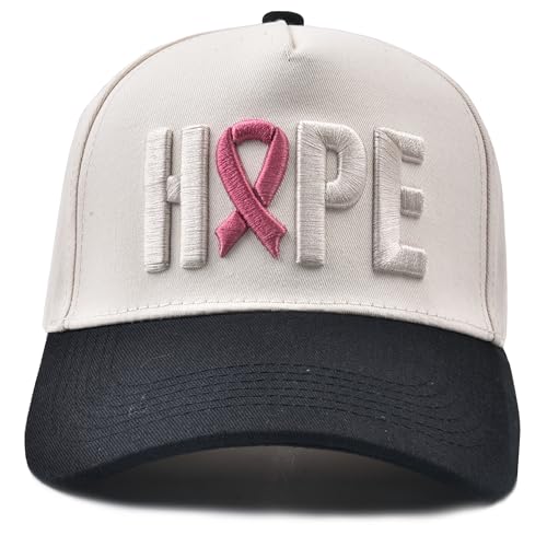 Gorra ajustable rosa bordada con lazo rosa para mujeres miniatura 1