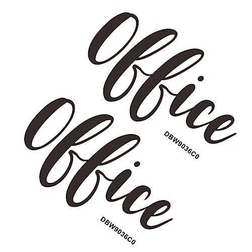 Angoily - Angoily 2blätter Teiliges Office Türaufkleber- Englische Buchstaben Selbstklebender Dekorationssticker Modisch Und Einfach Anzubringen Geeignet Für Glatte Oberflächen Wie Wand Glas Und Met