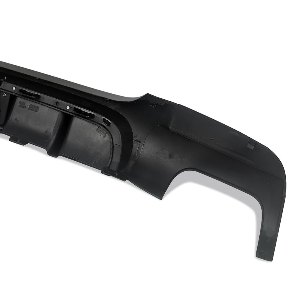 Bmw 3 Serie E90 E91 M Pakket Achterbumper Diffuser Glans Zwart 2 X Uitlaat Uitsparing L R